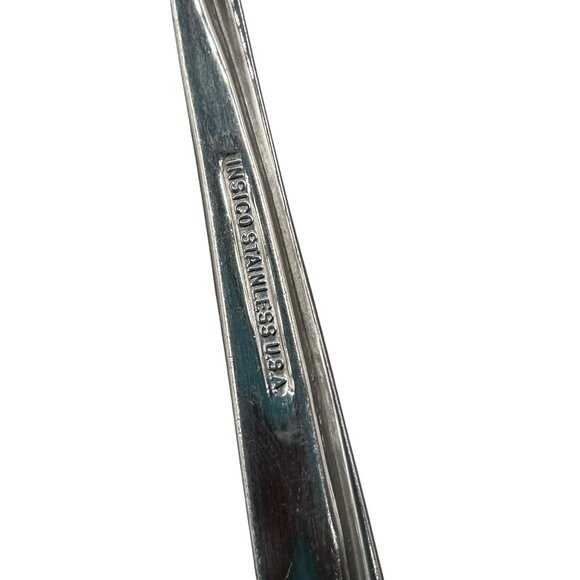 3 International Silver Insico Finlandia Stainless Steel soup Spoons 3 Glossy - Picture 5 of 5